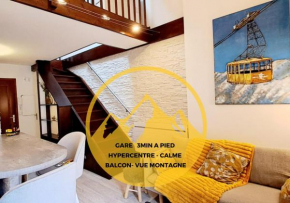 Yellow Home-by So'SerenityHome-balcon vue montagne-mezzanine